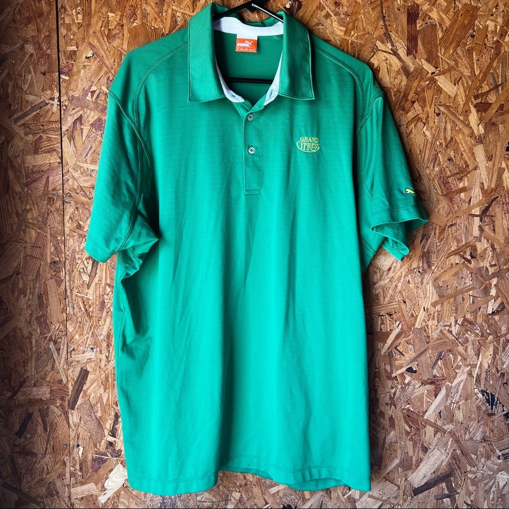 PUMA Golf Grand Cypress Green golf polo XL RICKIE